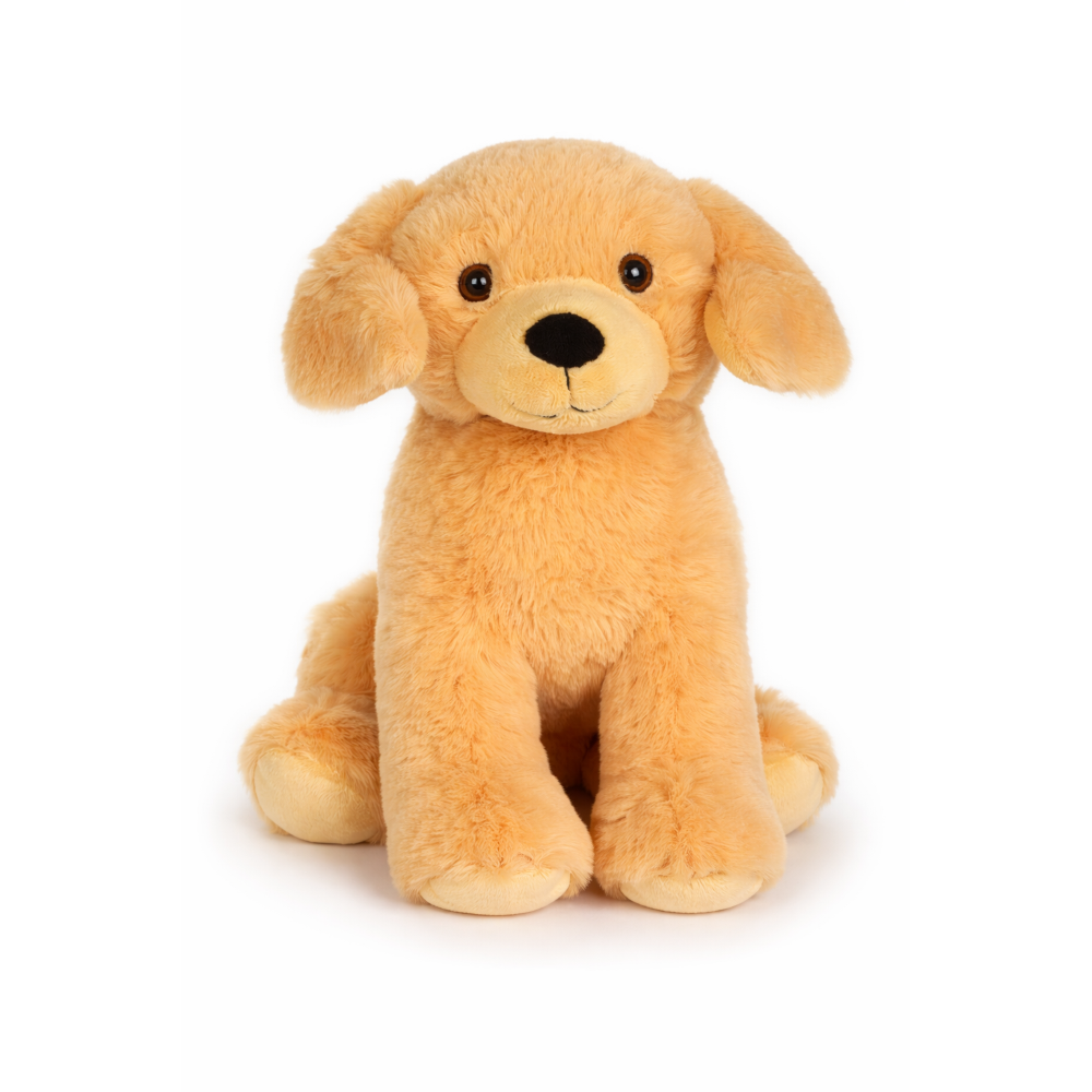 PELUCHE CANE GOLDEN RETRIEVER GRS CM. 25 PLASTICA RECICLATA LELLY - 800202