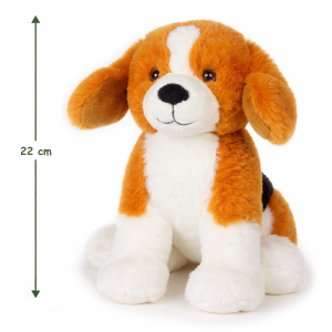 PELUCHE CANE BEAGLE GRS CM. 25 PLASTICA RECICLATA LELLY - 800204
