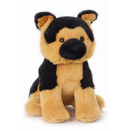 PELUCHE CANE PASTORE TEDESCO GRS CM. 25 PLASTICA RECICLATA LELLY - 800206