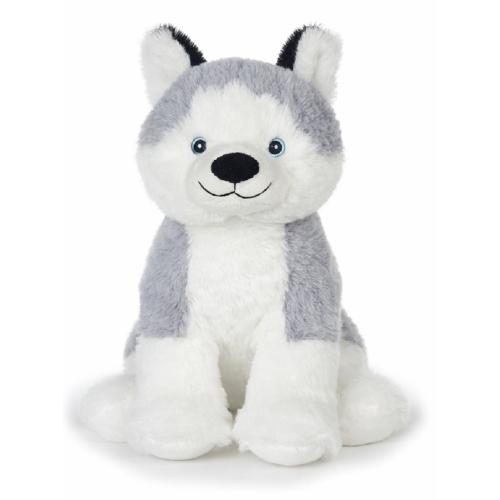 PELUCHE CANE HUSKY GRS CM. 25 PLASTICA RECICLATA LELLY - 800208