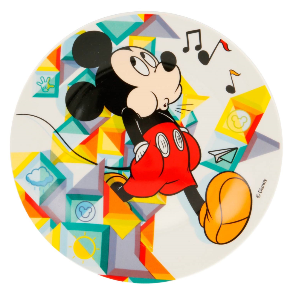 PIATTO PIANO IN CERAMICA TOPOLINO DISNEY - 10094549