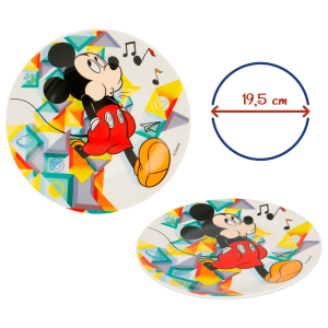 PIATTO PIANO IN CERAMICA TOPOLINO DISNEY - 10094549