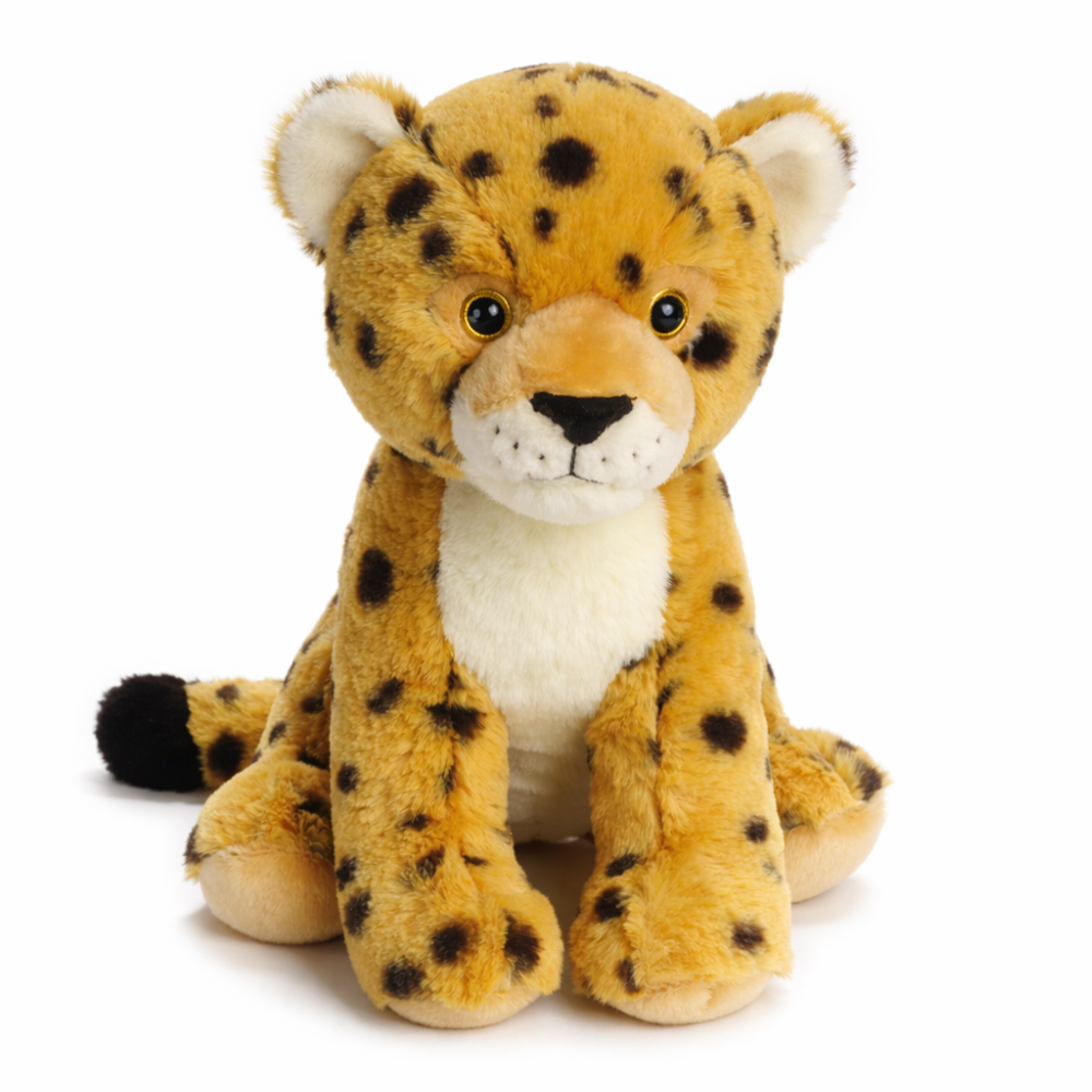 PELUCHE GHEPARDO GRS CM. 30 PLASTICA RECICLATA LELLY - 800065