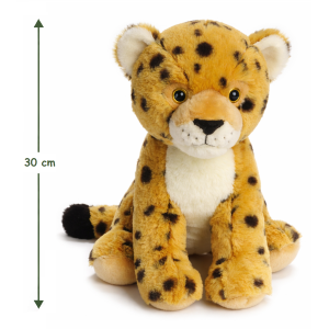 PELUCHE GHEPARDO GRS CM. 30 PLASTICA RECICLATA LELLY - 800065