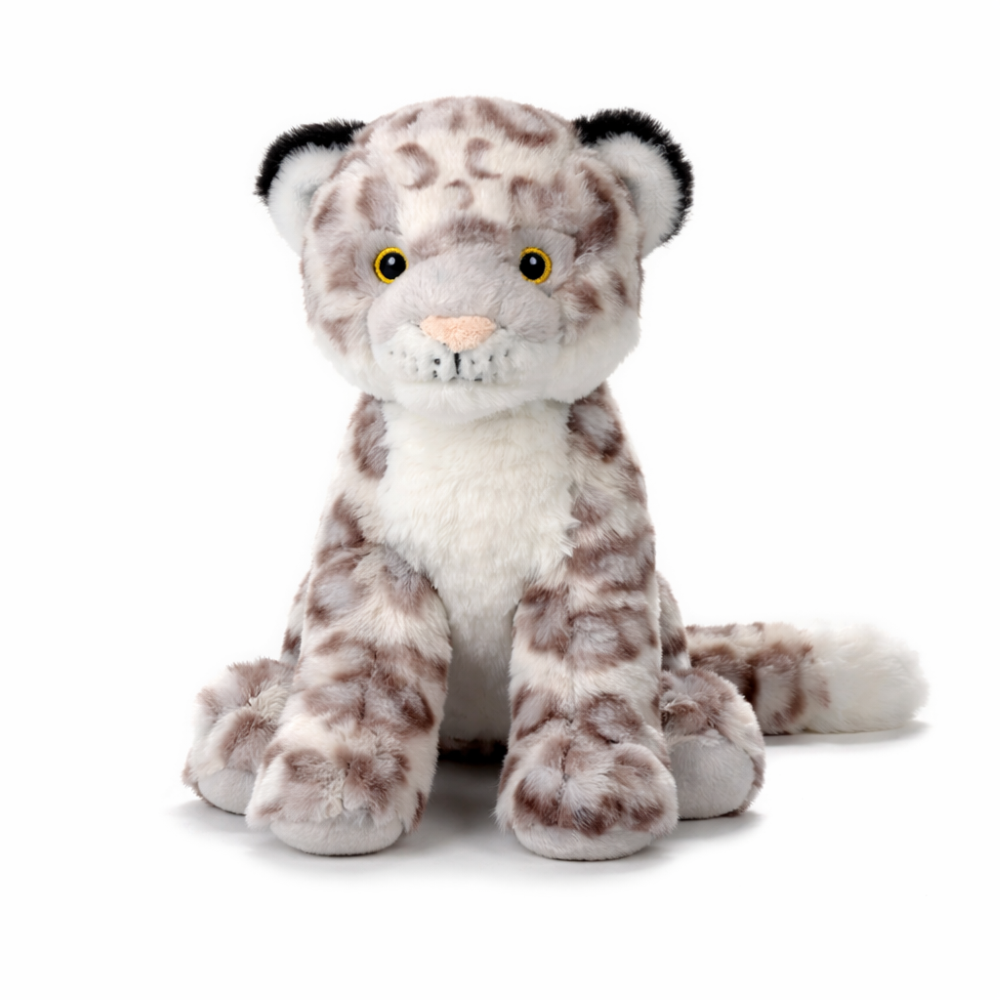PELUCHE LEOPARDO DELLE NEVI GRS CM. 25 PLASTICA RECICLATA LELLY - 800066