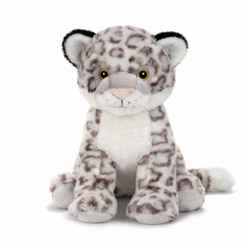 PELUCHE LEOPARDO DELLE NEVI GRS CM. 30 PLASTICA RECICLATA LELLY - 800067