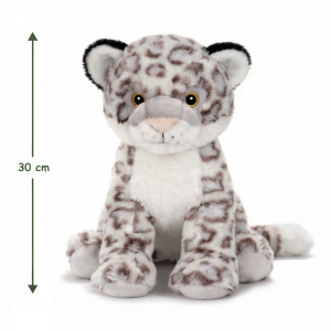 PELUCHE LEOPARDO DELLE NEVI GRS CM. 30 PLASTICA RECICLATA LELLY - 800067