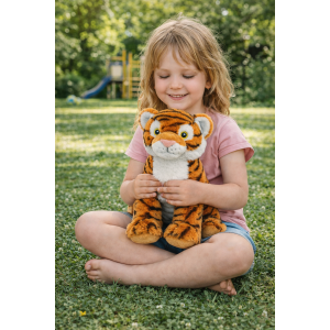 PELUCHE TIGRE GRS CM. 30 PLASTICA RECICLATA LELLY - 800071
