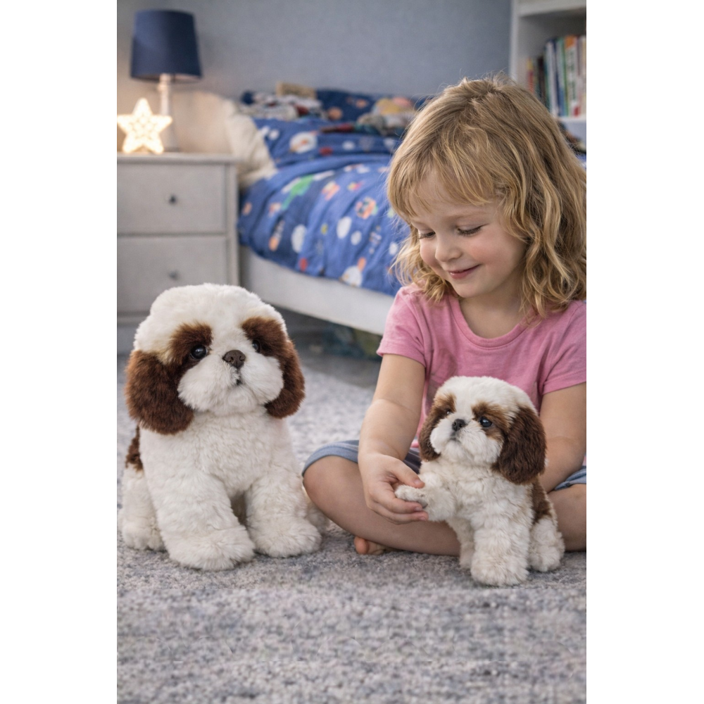PELUCHE KORI CANE SHIH TZU CM. 25 PUPAZZO LELLY - 642303