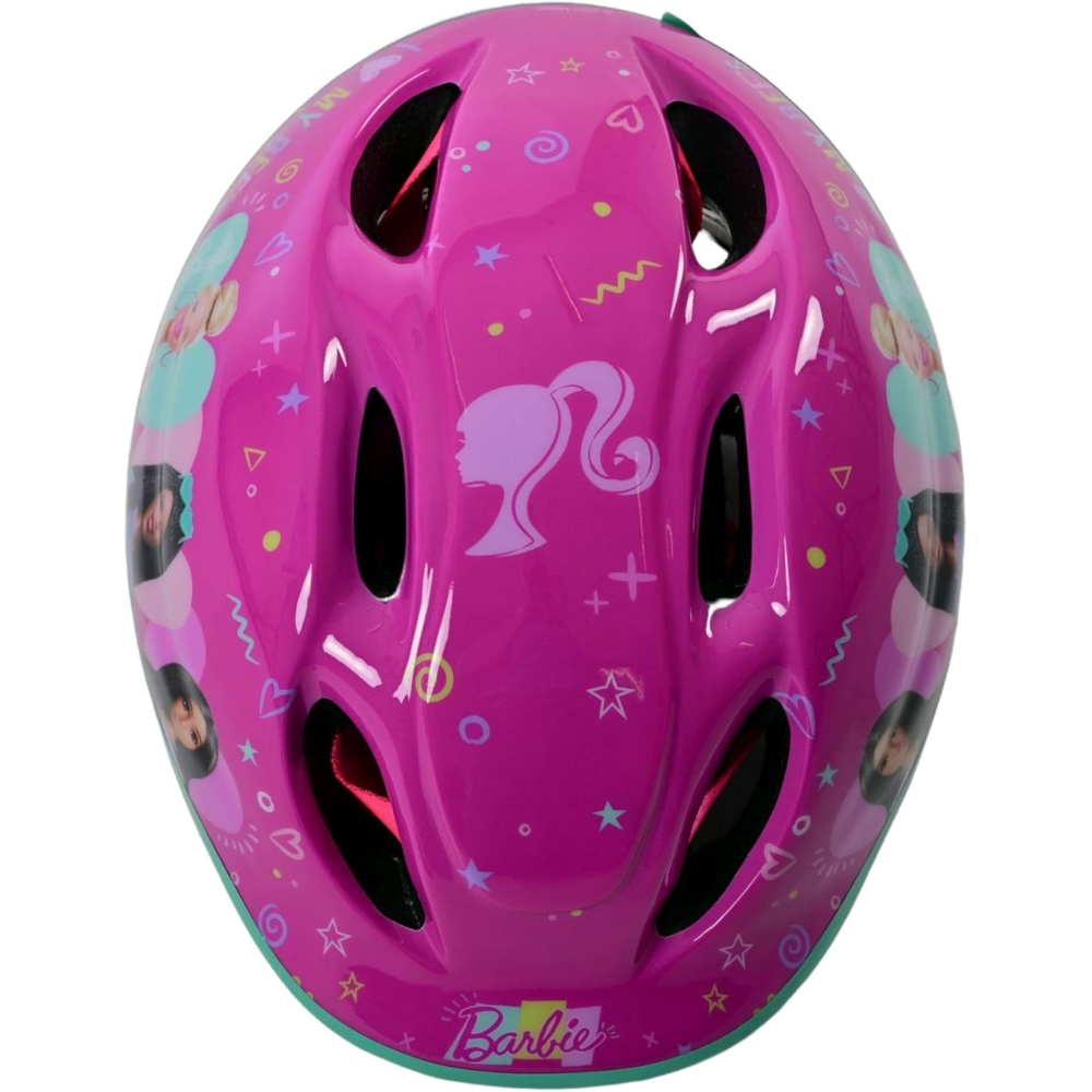 CASCO PROTETTIVO BARBIE MATTEL PER BICI REGOLABILE 52-56 CM OMOLOGATO CON VENTILAZIONE - 1172