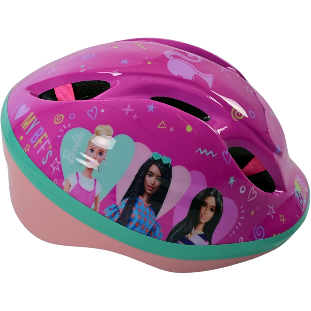 CASCO PROTETTIVO BARBIE MATTEL PER BICI REGOLABILE 52-56 CM OMOLOGATO CON VENTILAZIONE - 1172