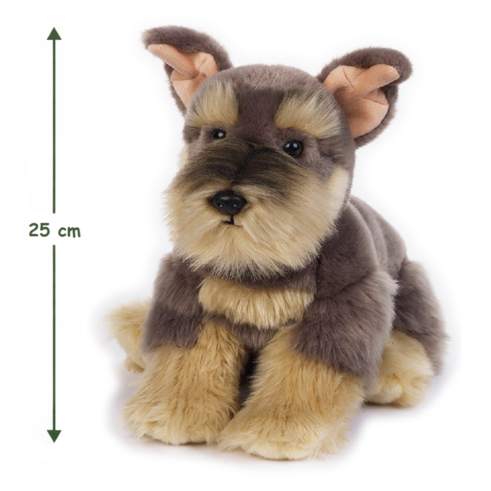 PELUCHE HUGO CANE SCHNAUZER CM. 25 PUPAZZO LELLY - 642300