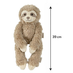 PELUCHE BRADIPO CON VELCRO 39 CM PUPAZZO REALIZZATO IN PLASTICA RECICLATA - 800235/3