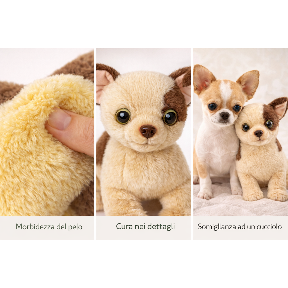 PELUCHE CHIWAWA CM 25 PUPAZZO PER BAMBINI LELLY - 642308