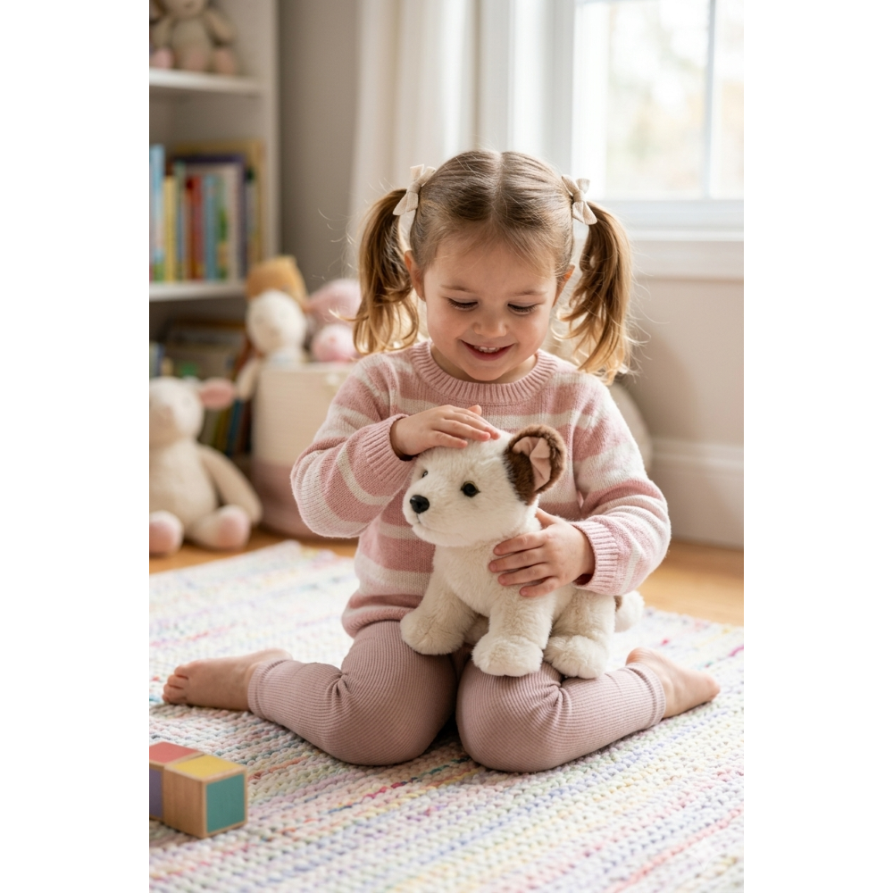 PELUCHE JACK RUSSELL CM 25 PUPAZZO PER BAMBINI LELLY - 642308