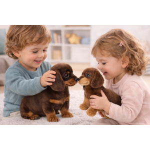 PELUCHE BASSOTTO CM 25 PUPAZZO PER BAMBINI LELLY - 642308