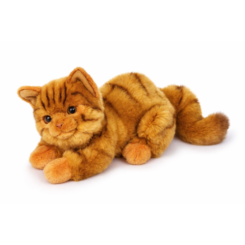 PELUCHE GATTO MILU CM 25 PUPAZZO GATTO ARANCIONE PER BAMBINI LELLY - 631904