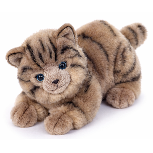 PELUCHE GATTO MILU CM 25 PUPAZZO GATTO GRIGIO PER BAMBINI LELLY - 631904
