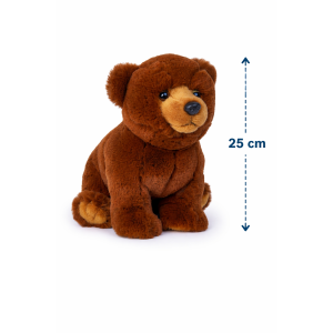 PELUCHE ORSO BRUNO CM 25 PUPAZZO PER BAMBINI LELLY - 650003