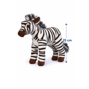 PELUCHE ZEBRA CM 25 PUPAZZO PER BAMBINI LELLY - 650010