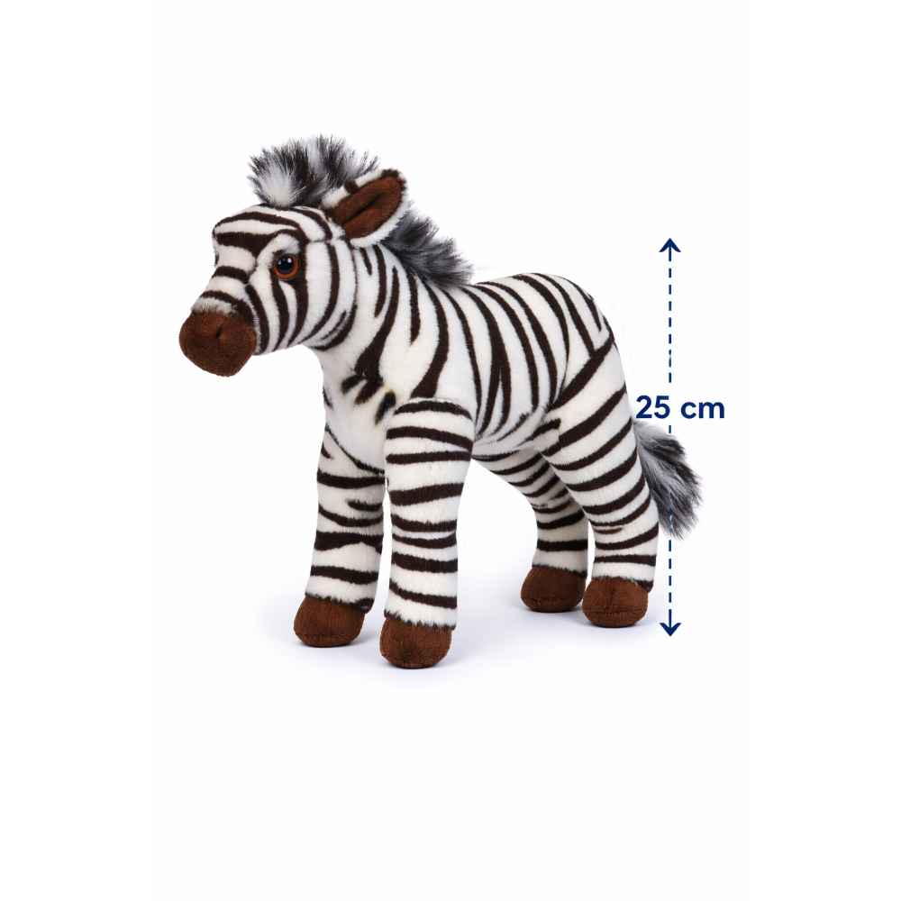 PELUCHE ZEBRA CM 25 PUPAZZO PER BAMBINI LELLY - 650010