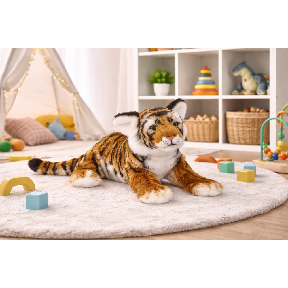 PELUCHE TIGRE CM 32 PUPAZZO PER BAMBINI LELLY - 650011