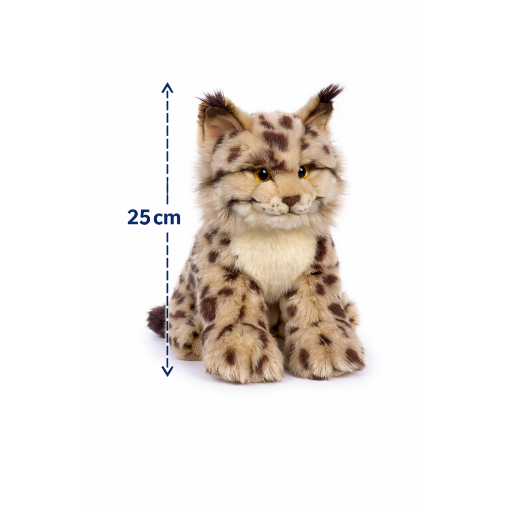 PELUCHE LINCE CM 25 PUPAZZO PER BAMBINI LELLY - 650021