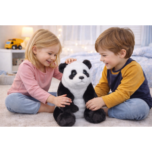 PELUCHE PANDA CM 36 PUPAZZO PER BAMBINI LELLY - 650033
