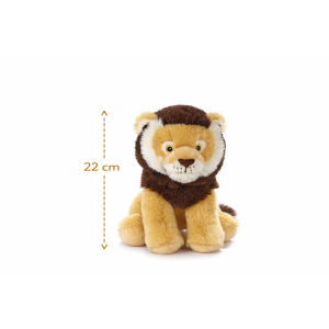 PELUCHE LEONE GRS CM. 25 PLASTICA RECICLATA LELLY - 800068