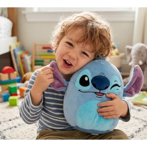 CUSCINO SQUISHY STITCH DISNEY MORBIDO PELUCHE 3D 25 CM ACCESSORIO DECORATIVO CAMERETTA - LIL36-5760