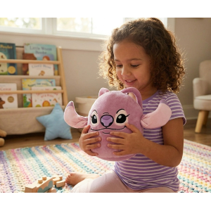 CUSCINO SQUISHY STITCH ANGEL DISNEY MORBIDO PELUCHE 3D 25 CM ACCESSORIO DECORATIVO CAMERETTA - LIL36-5231