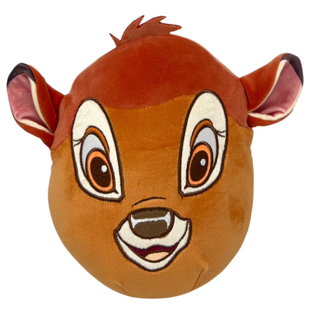 CUSCINO SQUISHY BAMBI DISNEY MORBIDO PELUCHE 3D 25 CM ACCESSORIO DECORATIVO CAMERETTA - BAM36-5767