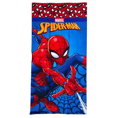 TELO MARE SPIDERMAN MARVEL ASCIUGAMANO PER BAMBINI IN MICROFIBRA CM 140X70 - SPI37-6108