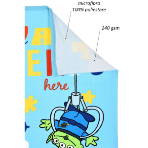 TELO MARE TOY STORY DISNEY PIXAR MICROFIBRA ASCIUGAMANO BAMBINI IDEALE SPIAGGIA PISCINA - EZ18211