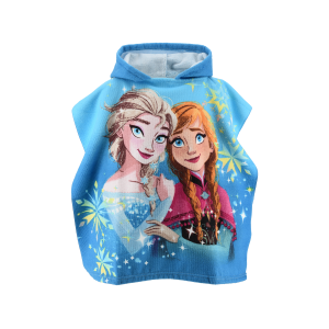 PONCHO MARE FROZEN DISNEY MICROFIBRA ACCAPPATOIO CON CAPPUCCIO 110X55 CM - EZ18058