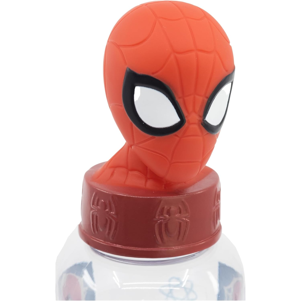 BORRACCIA CON TAPPO SVITABILE 3D SPIDERMAN MARVEL 560 ML IN TRITAN - ST74859