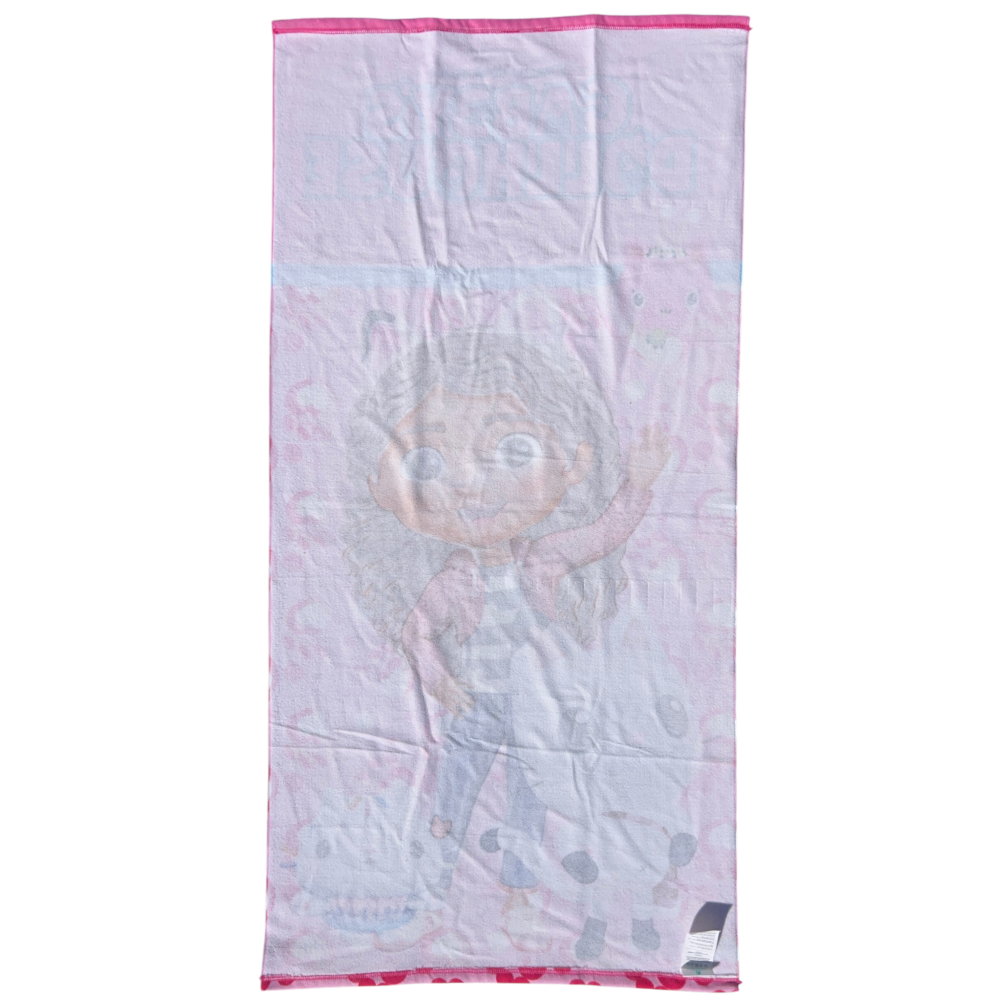 TELO MARE GABBY'S DOLLHOUSE ASCIUGAMANO PER BAMBINI IN MICROFIBRA CM 140X70 - GAB37-6113