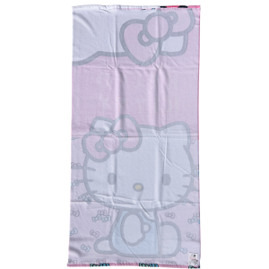 TELO MARE HELLO KITTY SANRIO ASCIUGAMANO PER BAMBINI IN MICROFIBRA CM 140X70 - HK37-0025