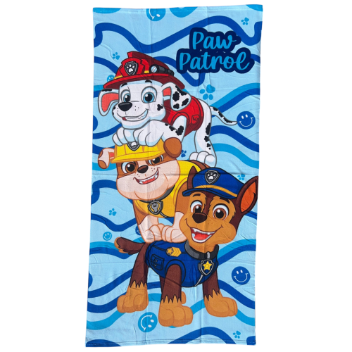 TELO MARE PAW PATROL ASCIUGAMANO PER BAMBINI IN MICROFIBRA CM 140X70 - PAW36-5018