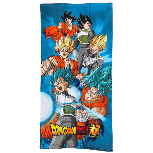 TELO MARE DRAGON BALL SUPER ASCIUGAMANO PER BAMBINI IN MICROFIBRA CM 140X70 - DB24-003