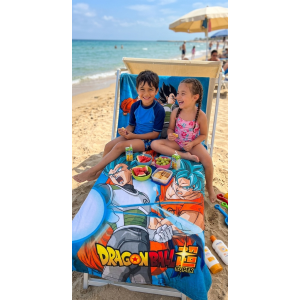 TELO MARE DRAGON BALL SUPER ASCIUGAMANO PER BAMBINI IN MICROFIBRA CM 140X70 - DB24-003