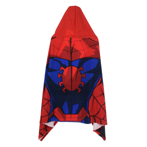 MANTELLA MARE SPIDERMAN MARVEL TELO CON CAPPUCCIO 70X140 CM IN MICROFIBRA BAGNO PISCINA SPIAGGIA - EZ18217