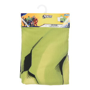 MANTELLA MARE HULK MARVEL TELO CON CAPPUCCIO 70X140 CM IN MICROFIBRA BAGNO PISCINA SPIAGGIA - EZ18216