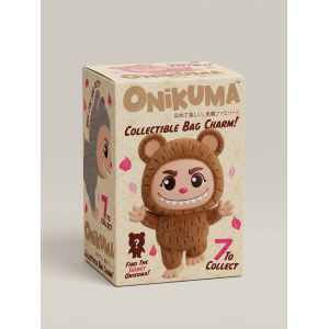PELUCHE PORTACHIAVI ONIKUMA A SORPRESA CON CLIPBAG 13 CM IN BLIND BOX - 49510D