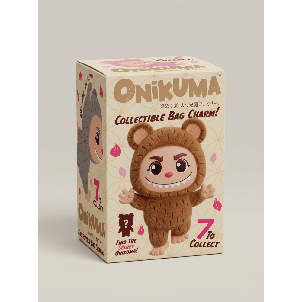 PELUCHE PORTACHIAVI ONIKUMA A SORPRESA CON CLIPBAG 13 CM IN BLIND BOX - 49510D