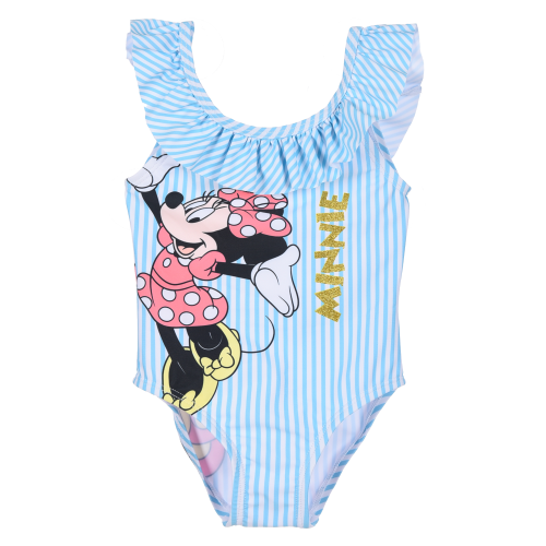 COSTUME DA BAGNO MINNIE PAPERINA DISNEY INTERO 1 PEZZO MARE PISCINA NEONATA - EZ05006AZZURRO