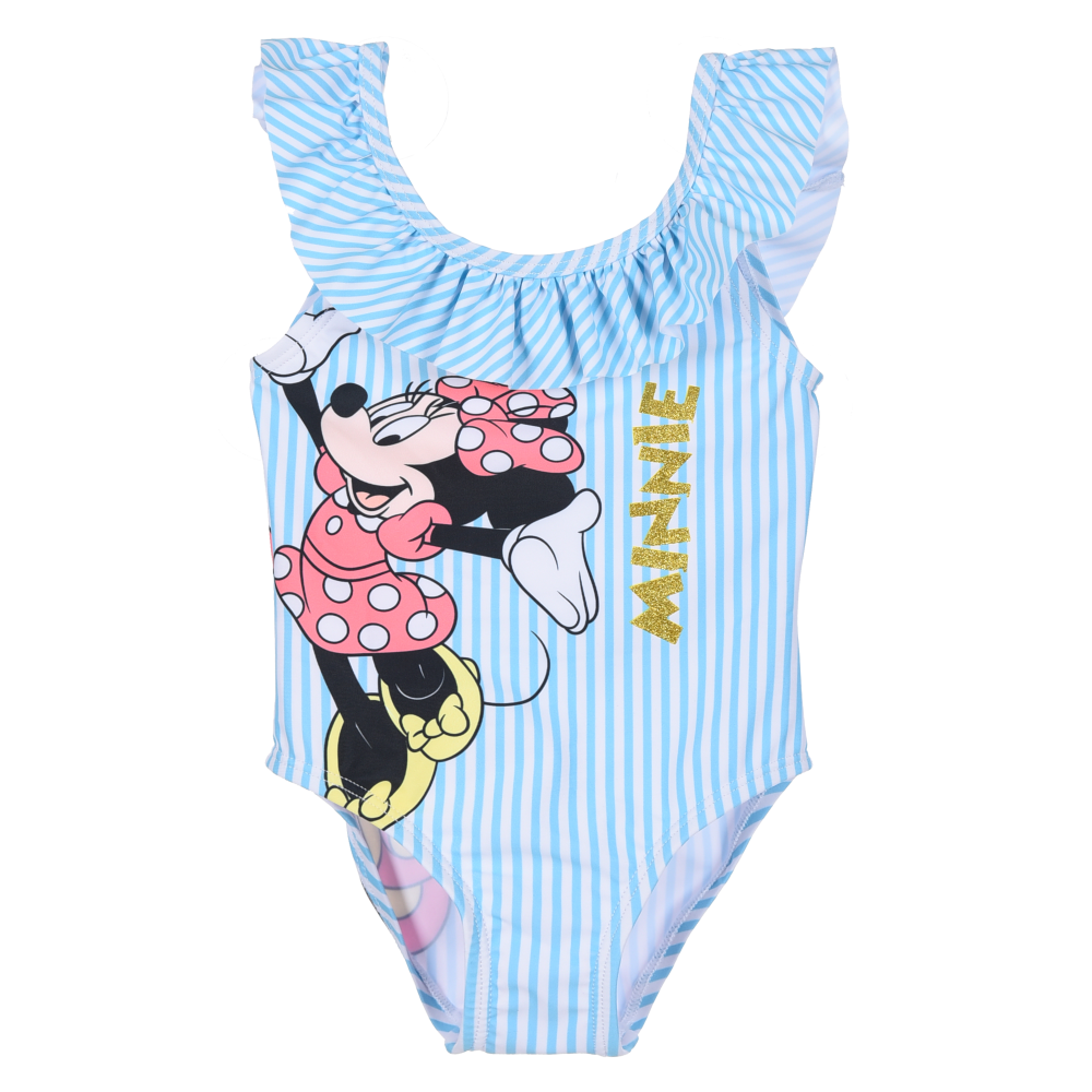 COSTUME DA BAGNO MINNIE PAPERINA DISNEY INTERO 1 PEZZO MARE PISCINA NEONATA - EZ05006AZZURRO
