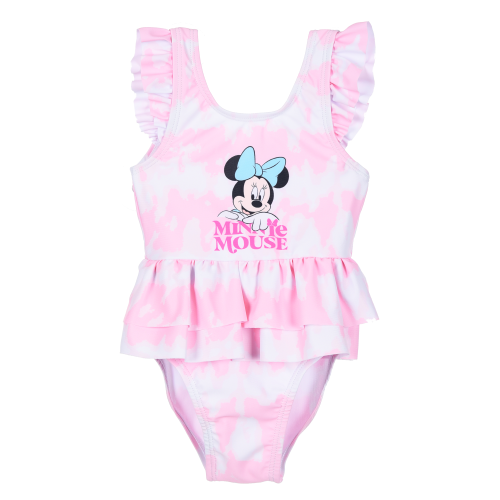 COSTUME DA BAGNO MINNIE MOUSE DISNEY INTERO TIE-DYE 1 PEZZO MARE PISCINA NEONATA - EZ05005ROSA