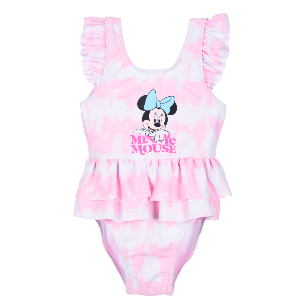COSTUME DA BAGNO MINNIE MOUSE DISNEY INTERO TIE-DYE 1 PEZZO MARE PISCINA NEONATA - EZ05005ROSA