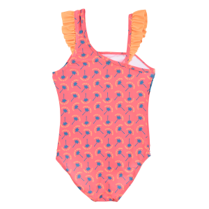COSTUME DA BAGNO STITCH ANGEL DISNEY INTERO 1 PEZZO MARE PISCINA BAMBINA - EZ18066ARANCIO
